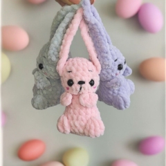 Small Plush Bunny amigurumi by LovenikaDesign