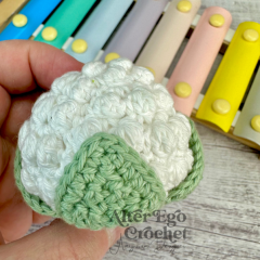 Carly the Cauliflower amigurumi pattern by Alter Ego Crochet