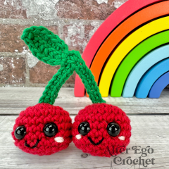 Charles the Cherry amigurumi by Alter Ego Crochet
