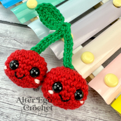 Charles the Cherry amigurumi pattern by Alter Ego Crochet