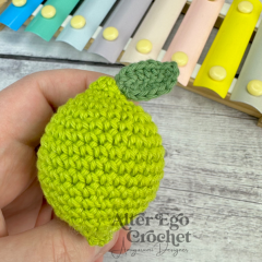 Liam the Lime amigurumi pattern by Alter Ego Crochet