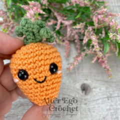 No sew Carrot and Parsnip amigurumi by Alter Ego Crochet