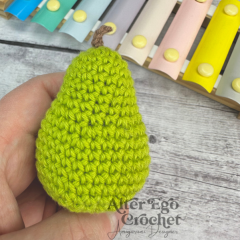 No sew Preston the Pear amigurumi by Alter Ego Crochet
