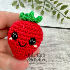 Sarah the Strawberry amigurumi by Alter Ego Crochet
