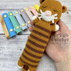 Toby the Tiger amigurumi pattern by Alter Ego Crochet