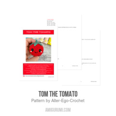 Tom the Tomato amigurumi pattern by Alter Ego Crochet