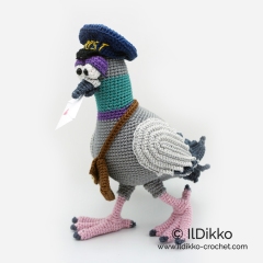 Percy the Pigeon amigurumi by IlDikko