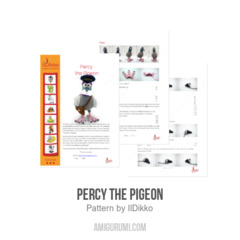 Percy the Pigeon amigurumi pattern by IlDikko
