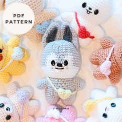 Baby WOLF CHAN SKZ Crochet Pattern