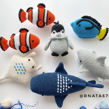Sea Animals Set4 amigurumi pattern by RNata