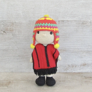 Coyita Amaru amigurumi pattern by Tejidos con alma