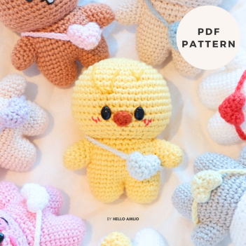 Baby BBOKARI SKZOO Crochet Pattern amigurumi pattern by Hello Amijo