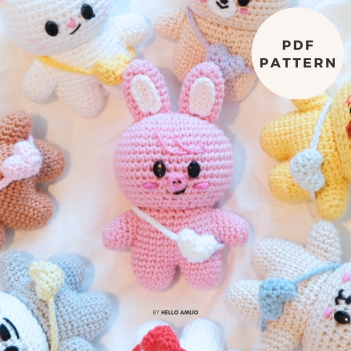 Baby DWAEKKI SKZOO Crochet Pattern amigurumi pattern by Hello Amijo