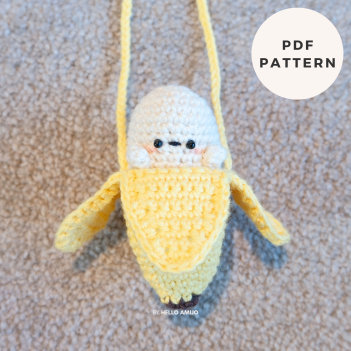 CHASOO in BANANA Crochet Pattern amigurumi pattern by Hello Amijo