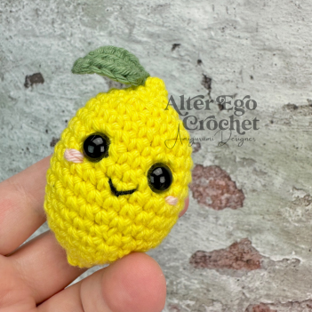 Luna the Lemon amigurumi pattern by Alter Ego Crochet