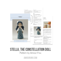 Stella, the Constellation Doll amigurumi pattern by Amour Fou