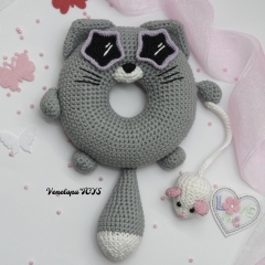 Donut Cat amigurumi pattern by VenelopaTOYS