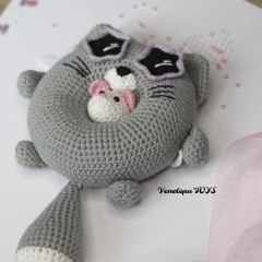 Donut Cat amigurumi pattern by VenelopaTOYS