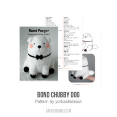 Bond Chubby Dog amigurumi pattern by yorbashideout