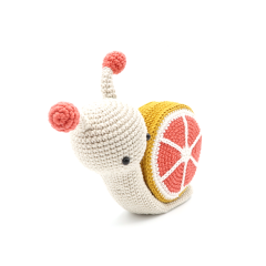 Citrus Slice Snail amigurumi pattern by RoKiKi