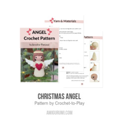 Christmas Angel amigurumi pattern by Crochet to Play