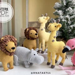 Crochet Safari Animals amigurumi by RNata