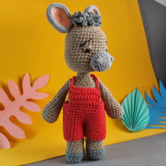 James Donkey  amigurumi by Mongoreto