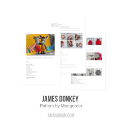 James Donkey  amigurumi pattern by Mongoreto