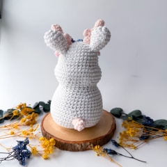 Jackie the Jackalope amigurumi by Eweknitss