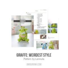 Giraffe: Weirdest Style amigurumi pattern by Lennutas