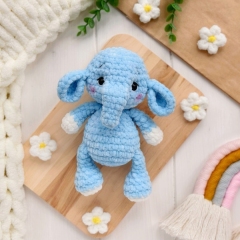 Plushie Elephant amigurumi by Knit.friends