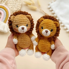 Plushie Lion amigurumi by Knit.friends