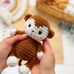 Plushie Monkey amigurumi pattern by Knit.friends