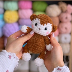Plushie Monkey amigurumi by Knit.friends