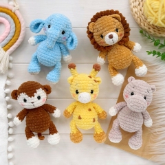 Plushie Monkey amigurumi pattern by Knit.friends