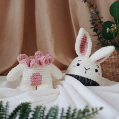 Chibi OUTFIT RABBIT amigurumi pattern by woolly.doodly