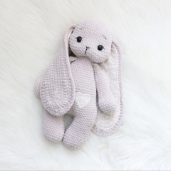 Bunny Plushie Lovey amigurumi pattern by THEODOREANDROSE