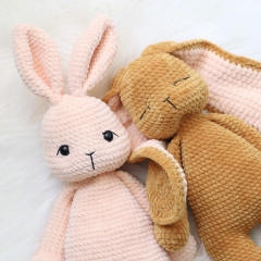 Bunny Plushie Lovey amigurumi pattern by THEODOREANDROSE