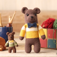 Beginner-Friendly Bear amigurumi pattern by Jen Hayes Creations