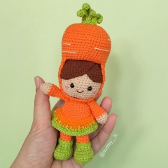 Veggie Sisters amigurumi pattern by Audrey Lilian Crochet