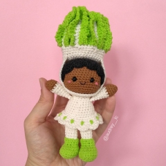 Veggie Sisters amigurumi by Audrey Lilian Crochet