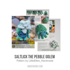Saltlick the Pebble Golem  amigurumi pattern by LittleEllies_Handmade