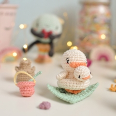 Mini ducks amigurumi by O Recuncho de Jei