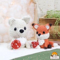 ChubBie - Ashe the the fox amigurumi by Noobie On The Hook