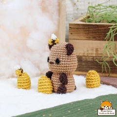 ChubBie - Pookie the Teddy Bear amigurumi pattern by Noobie On The Hook