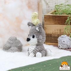 ChubBie - Loki the Wolf amigurumi pattern by Noobie On The Hook