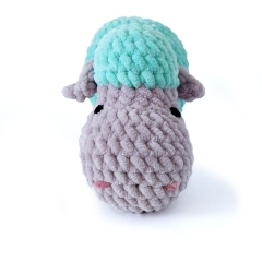Mini Sherman the Sheep amigurumi by Llama Lou Crochet