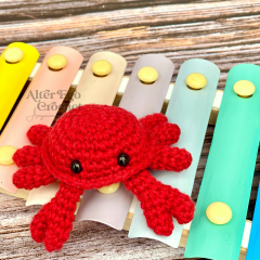 No Sew Carlos the Crab amigurumi pattern by Alter Ego Crochet