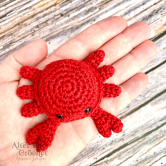 No Sew Carlos the Crab amigurumi pattern by Alter Ego Crochet