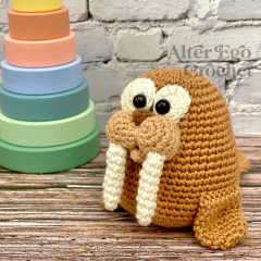 Walter the Walrus amigurumi by Alter Ego Crochet